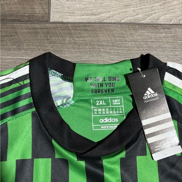 Men’s adidas Austin fc soccer jersey size 2XL new with tags home green - Picture 3 of 6